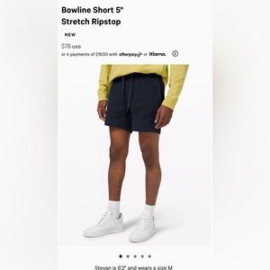 (NEW CONDITION) Navy Lululemon Bowline Short